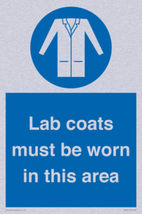 Lab coats must be worn in this area